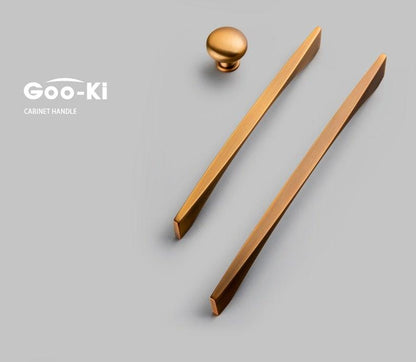 6PCS Set Nordic Modern Glam Brushed Bronze Drawer Knobs Kitchen Door Handles Cupboard Door Handle Cabinet Handles for Furniture Hardware  Brushed Brass Handle Modern Minimalist Cabinet Pull Drawer Handle Wardrobe Cabinet Hardware