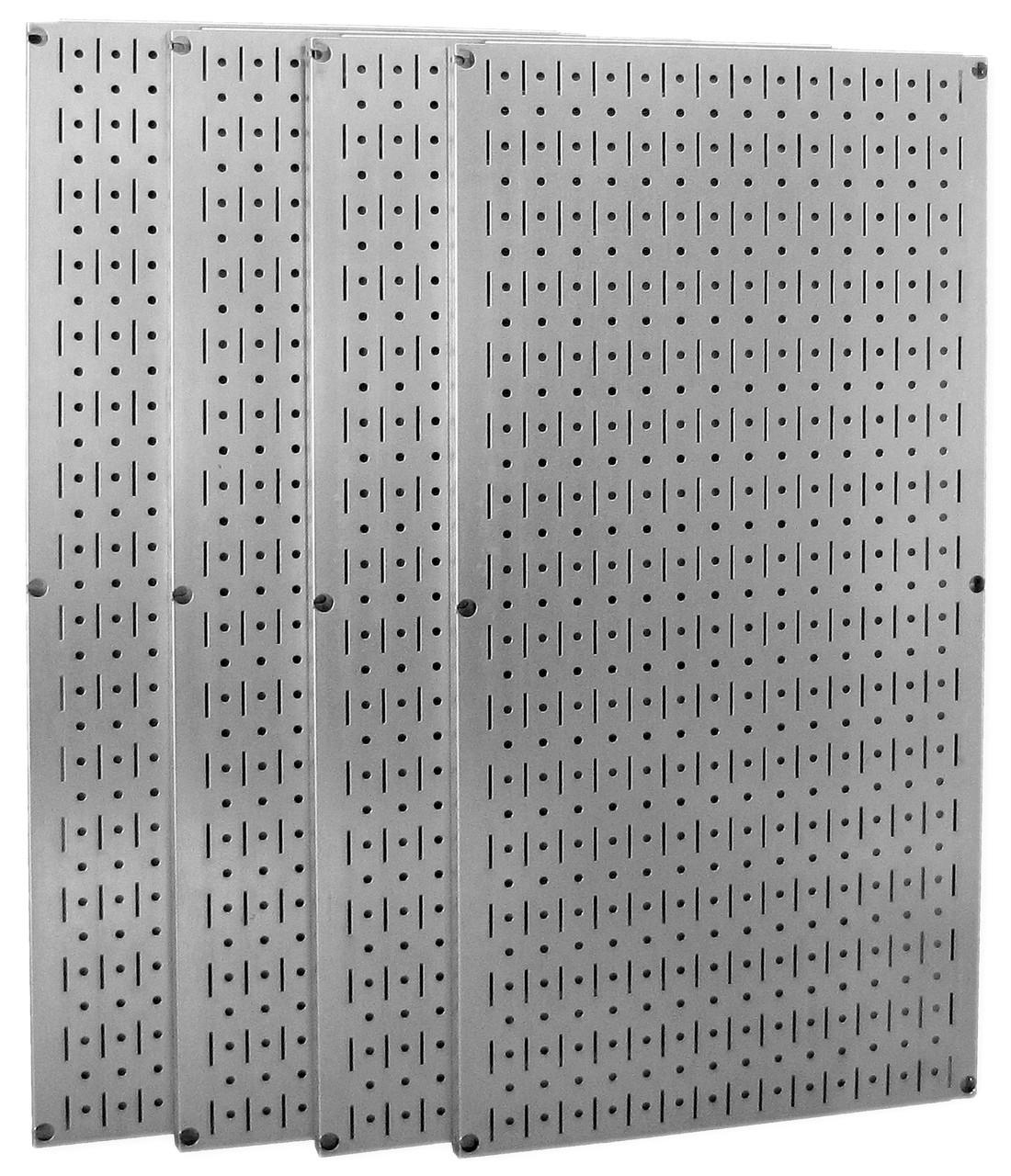 Pro-Grade Pegboard Organizer Kit - Galvanized Pegboard with Accessories