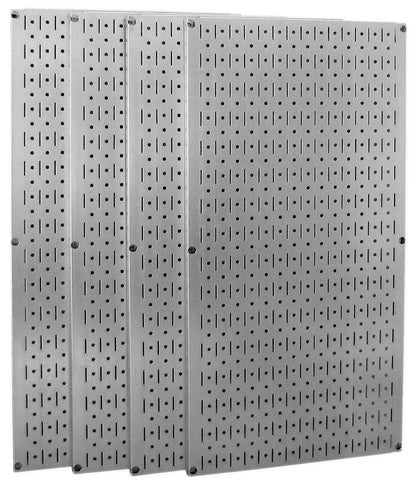 Pro-Grade Pegboard Organizer Kit - Galvanized Pegboard with Accessories