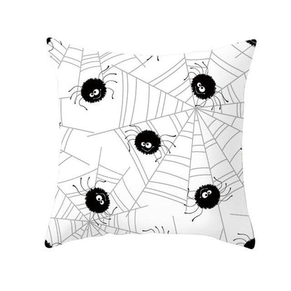 Holiday Pillowcase Pumpkin Cushion Cover Creative Decorative Sofa Party Home Car Pillow Cover Print Pillowcase Fall Decorative Pillows Cotton Linen Material Decoration