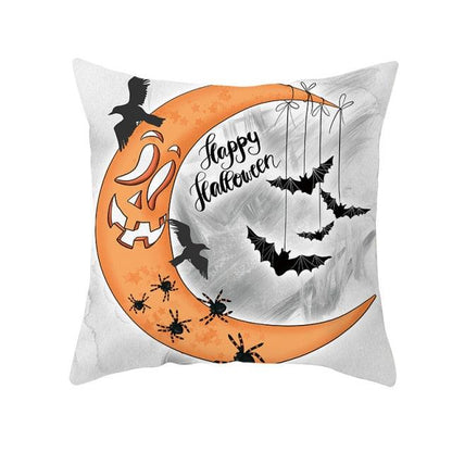 Holiday Pillowcase Pumpkin Cushion Cover Creative Decorative Sofa Party Home Car Pillow Cover Print Pillowcase Fall Decorative Pillows Cotton Linen Material Decoration
