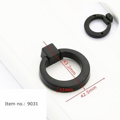 Modern Cabinet Handles Solid Aluminum Alloy Door Knobs And Handles Kitchen Cupboard Pulls Drawer Knobs Furniture Handle Hardware Black Cabinet Cupboard Drawer Door Handle Drawer Dresser Pulls for Furniture Kitchen Cabinet Cupboard Hardware